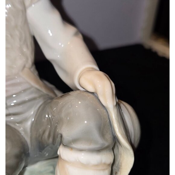 LLADRO "Friendship" 1230 Girl Boy With Puppy Porcelain- Lovely Condition, Mint - Picture 7 of 10